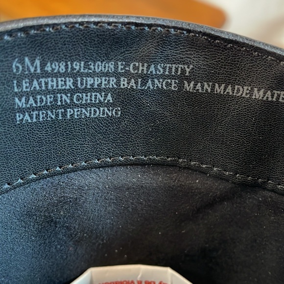 Etienne Aigner Chastity Black Leather Riding Equestrian Boots size 6 - Picture 4 of 11